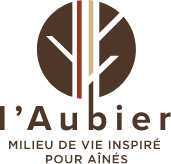 Logo de L'Aubier, RPA à Lévis, Québec